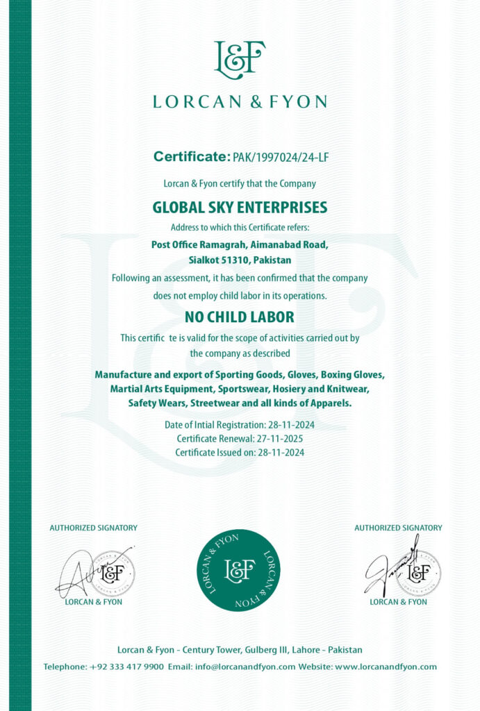 No Child Labor - Global Sky Enterprises